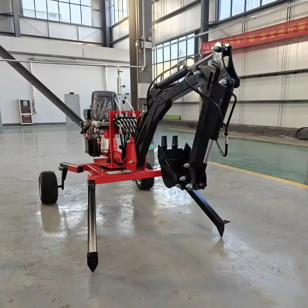 Towable Backhoe for Sale China ATV Backhoe Excavator Digger Factory ...