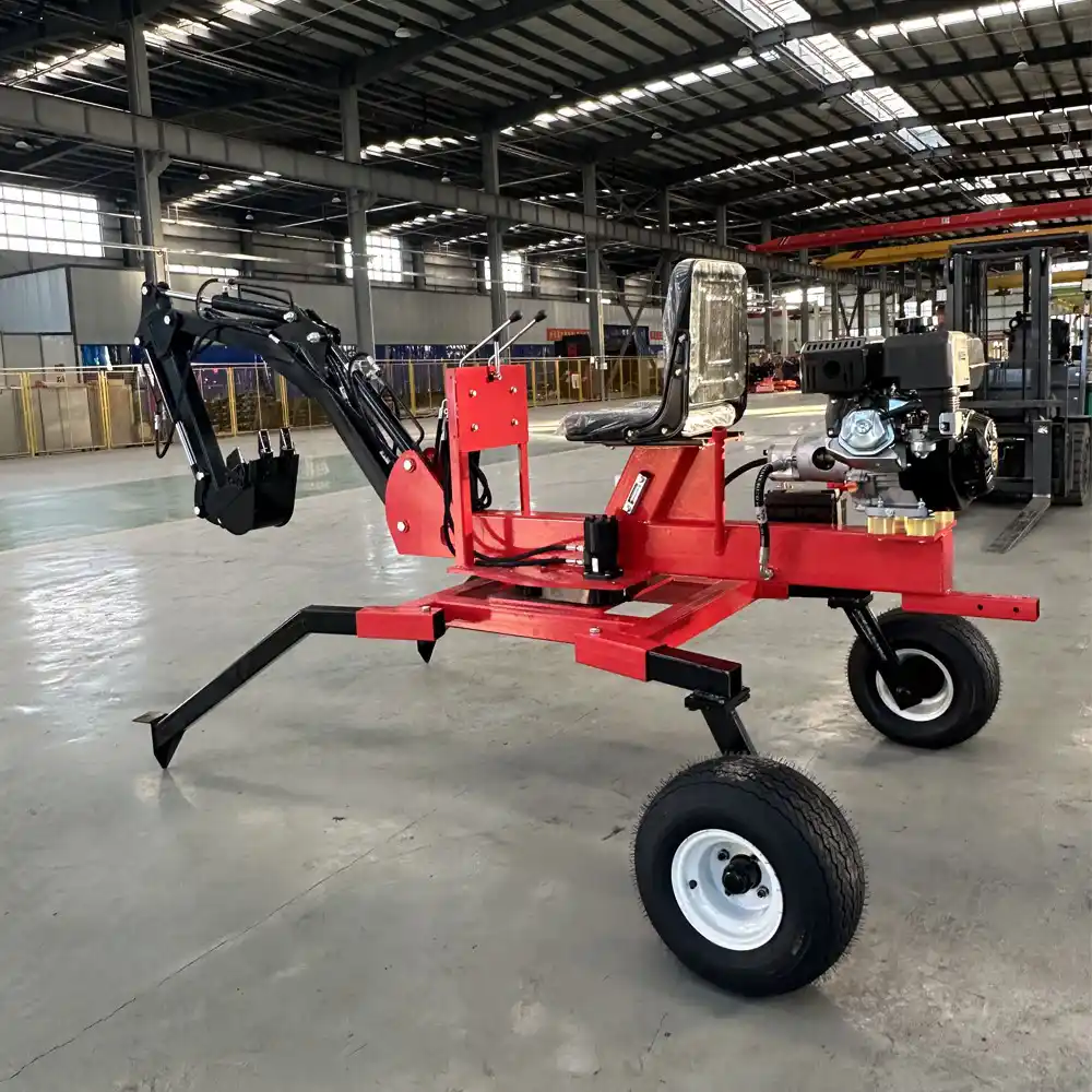 Towable Backhoe for Sale China ATV Backhoe Excavator Digger Factory ...