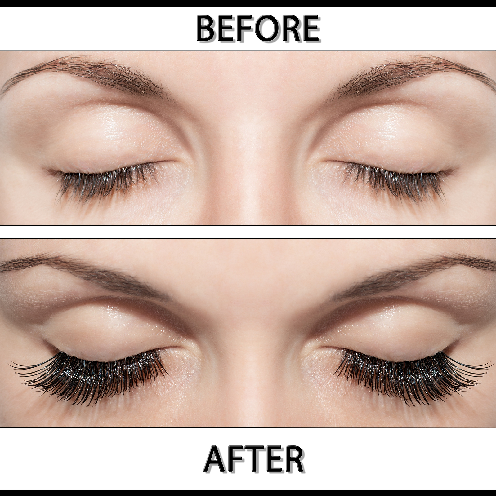 the false eye lashes will make you more beautiful